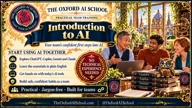 Basic AI Training module from The Oxford AI School