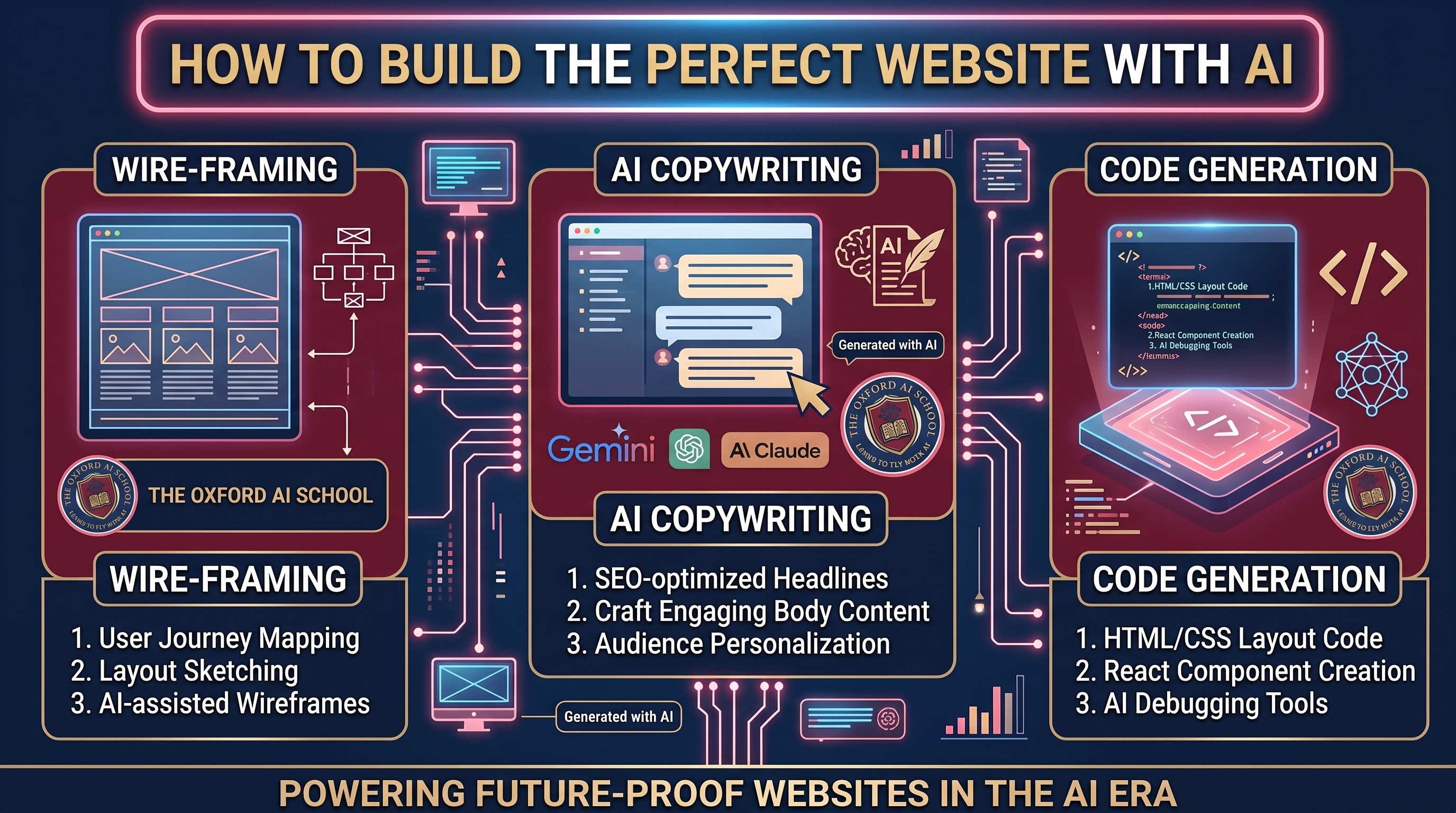 How To Build The Perfect Website With AI training from The Oxford AI School.